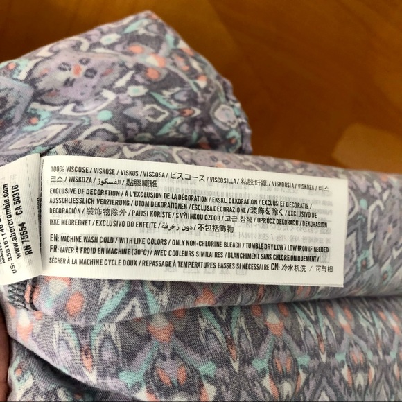 HOLLISTER CO. Pastel Purple Aztec Sun Dress | M - Picture 5 of 12